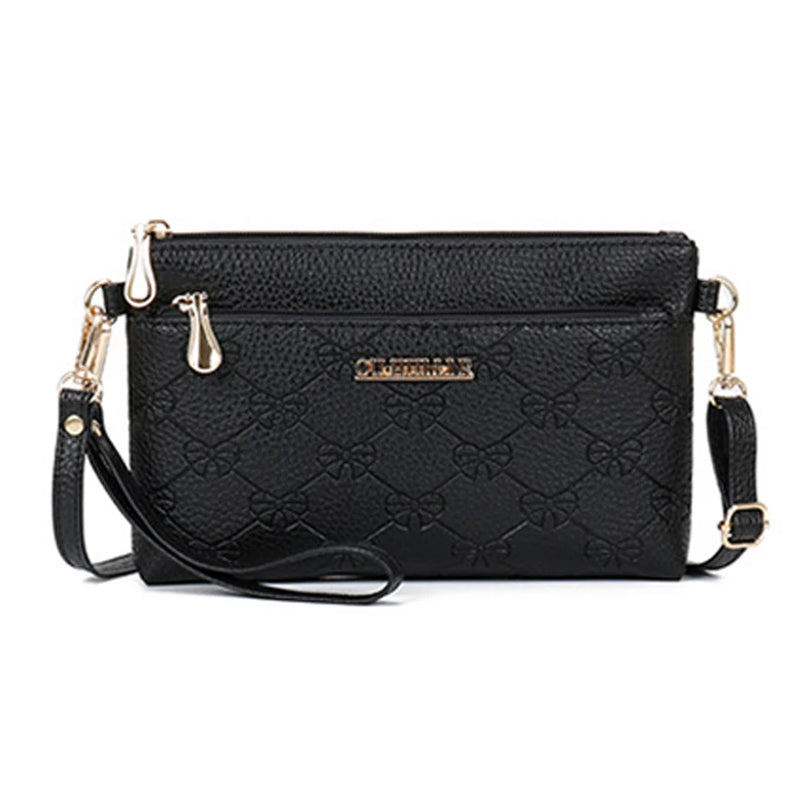 Embossed PU Leather Shoulder Bag for Women Crossbody Bag