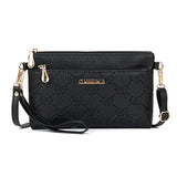 Embossed PU Leather Shoulder Bag for Women Crossbody Bag