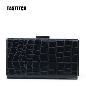 PU Leather Evening Envelope Clutch Party Handbag Shoulder Crossbody Evening Bags