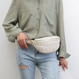 PU Leather Fanny Packs Women Small Waist Packs Phone Purses Ladies Chest Bags