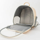 PU Leather Cat Bag Pet Backpack Travel Space Bags