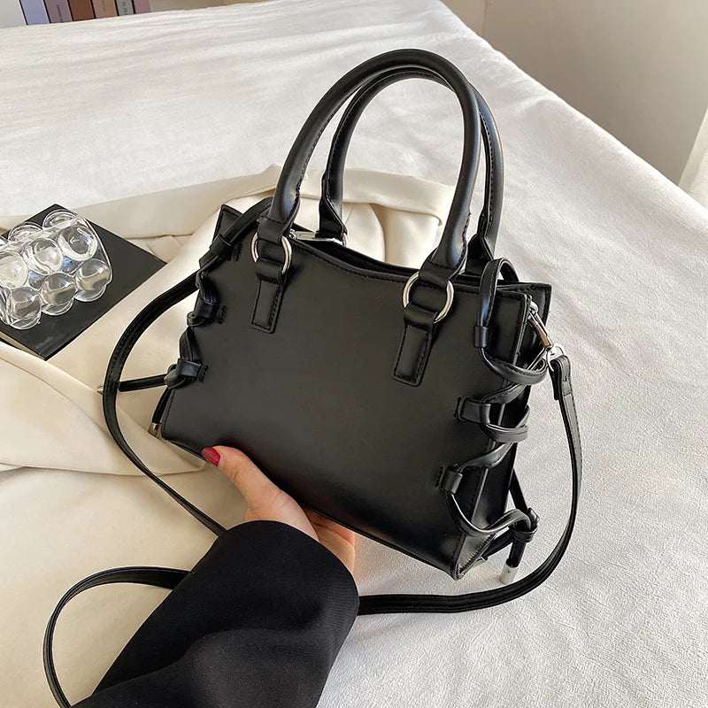 PU Leather Crossbody Bags For Women Shoulder Bags Retro Handbags