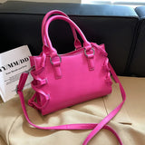 PU Leather Crossbody Bags For Women Shoulder Bags Retro Handbags