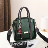 PU Leather Leisure Female Shoulder Bag with Wrist Strap