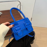 Casual PU Leather Mini Messenger Bag Women Shoulder Crossbody Handbag