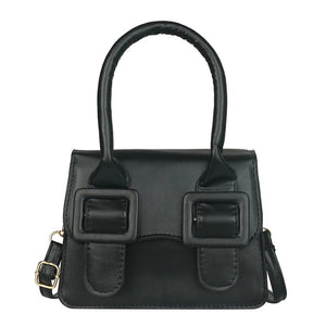 Casual PU Leather Mini Messenger Bag Women Shoulder Crossbody Handbag