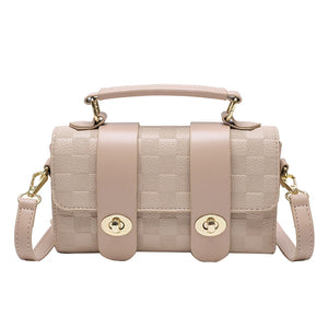 PU Leather Female Shoulder Bag Classic Style Crossbody Bag