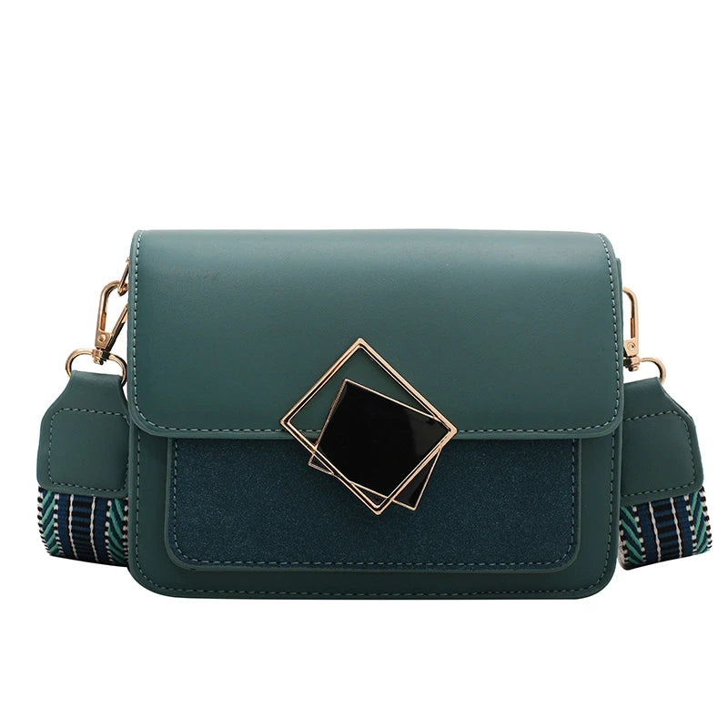 Vintage Crossbody Bag Multifunctional Purse Classic Style Adjustable Strap
