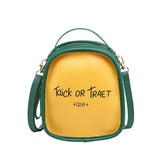 PU Leather Girls Backpack Mini Shoulder Bag Small Backpack with Headphone Hole