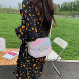 Gradient Crossbody Bag Women Small Shoulder Handbag Purses Travel Bag