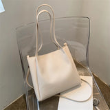 PU Leather Handbag Large Capacity Travel Handbag Female Shoulder Bag