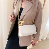 PU Leather Chains Shoulder Bag Party Clutch Mini Crossbody