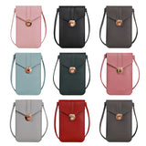 PU Leather Crossbody Bags Touch Screen Smartphone Wallet Shoulder Handbag