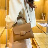 PU Leather Handbags For Women Retro Shoulder Bags Messenger Bag