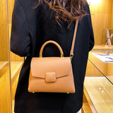 PU Leather Handbags For Women Retro Shoulder Bags Messenger Bag