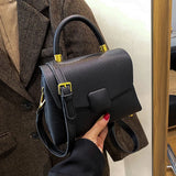 PU Leather Handbags For Women Retro Shoulder Bags Messenger Bag