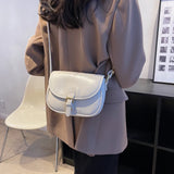 PU Leather Handbags For Women Texture Shoulder Bags Western Style