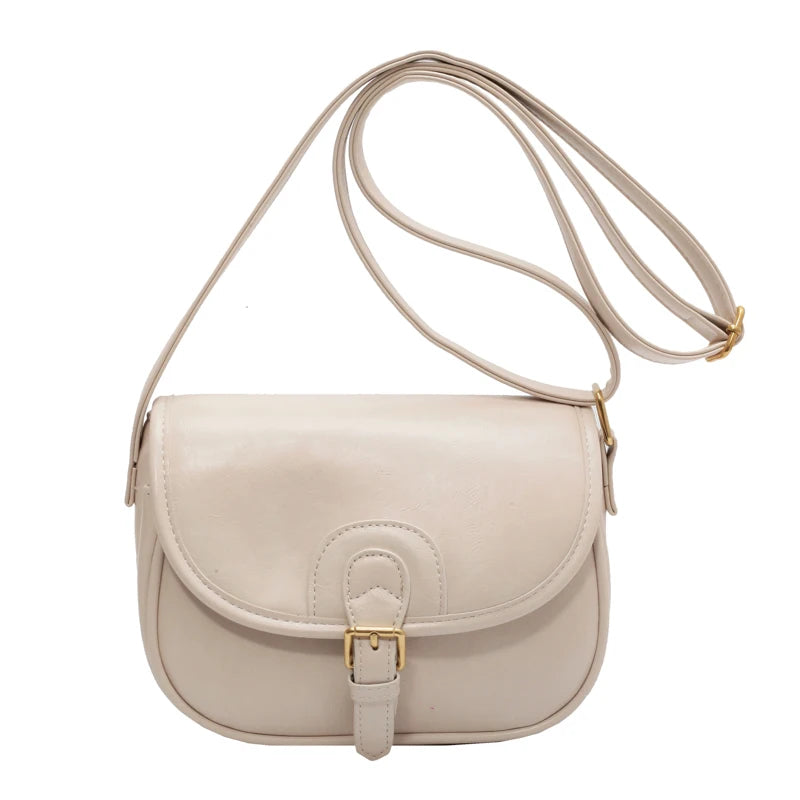 PU Leather Handbags For Women Texture Shoulder Bags Western Style