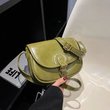 PU Leather Handbags For Women Texture Shoulder Bags Western Style
