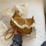 Summer Chain Shoulder Crossbody Purses PU Leather Handbags