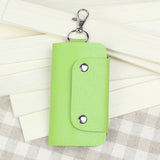 PU Leather Car Key Holder Bag Wallet Cover Keychain