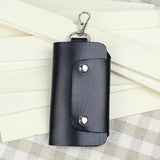 PU Leather Car Key Holder Bag Wallet Cover Keychain