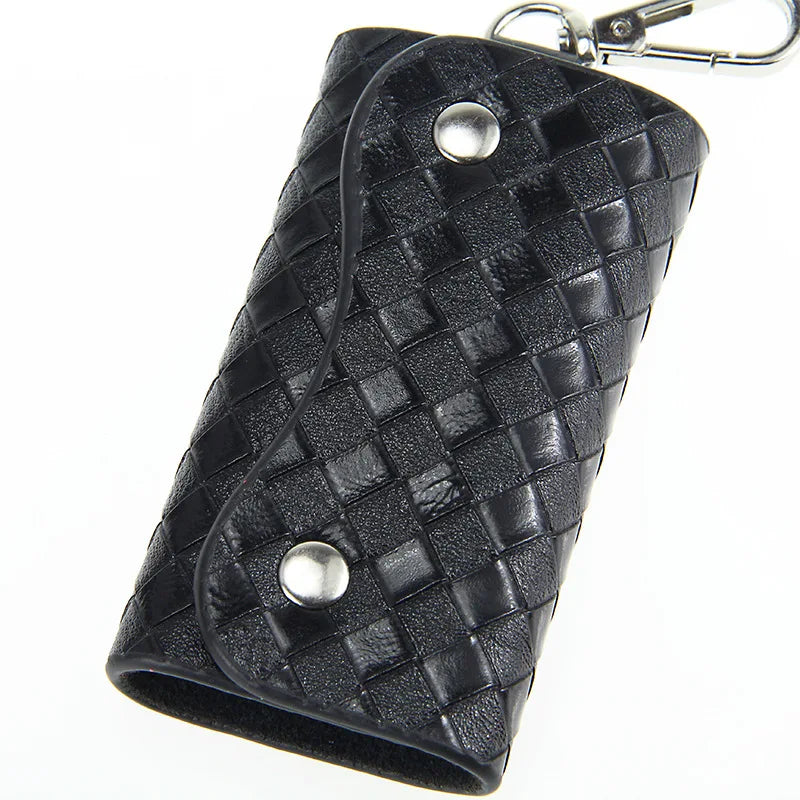 PU Leather Key Holder Keychain For Women Men