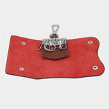 PU Leather Key Holder Keychain For Women Men