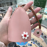 Bow Decorate Key Holders PU Leather Keychain