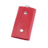 PU Leather Key Wallet Keychain Men Women Solid Keyrings Wallets
