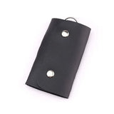 PU Leather Key Wallet Keychain Men Women Solid Keyrings Wallets
