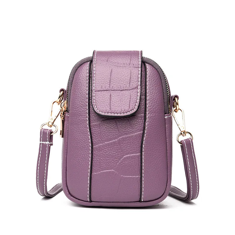 Vintage Small Shoulder Bag Flap PU Leather Crossbody Messenger Bag Women Handbag
