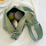 PU Leather Ladies Hand Bag Pockets Underarm Bag All-match Casual Soft Portable