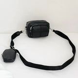PU Leather Ladies Hand Bag Pockets Underarm Bag All-match Casual Soft Portable
