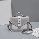 Patchwork Small Crossbody Handbag Women's Casual Shoulder Bags