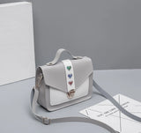 Patchwork Small Crossbody Handbag Women's Casual Shoulder Bags