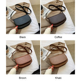 PU Leather Ladies Handbags Commuters Bag Solid Casual Versatile Adjustable Strap