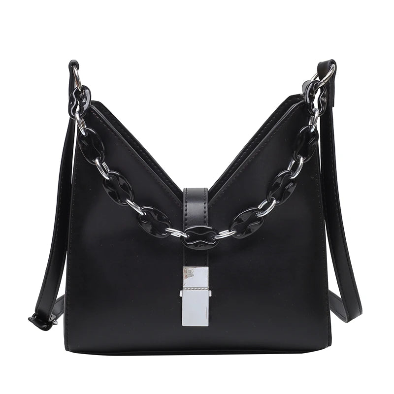 PU Leather Large Capacity Crossbody Bag Adjustable Shoulder Strap