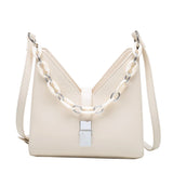 PU Leather Large Capacity Crossbody Bag Adjustable Shoulder Strap