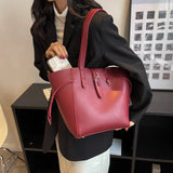 Large Capacity Shoulder Bags High Women Handbags Version Messenger Tote Bag