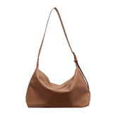PU Leather Large Capacity Shoulder Bags Women Western Style Handbags