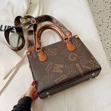 Vintage Style PU Leather Tote Shoulder Bag Top Handle Handbag