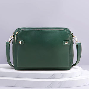 Vintage PU Leather Crossbody Bag Soft Portable Female Handbags