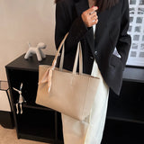 Women Fashionable Handbags Large Capacity Top Handle Shoulder Bag