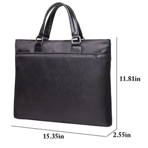 PU Leather Men's Briefcase Vintage Business Computer Bag Messenger Bags