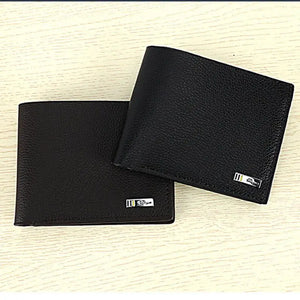 PU Leather Men Wallets Casual Short Walet Homme
