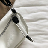 PU Leather Messenger Bag Solid Soft Casual for Women