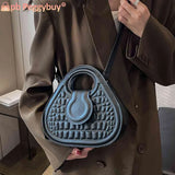 PU Leather Messenger Bag Female Tote Bag Lightweight Portable Soft Casual