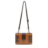 PU Leather Messenger Bag Gothic Retro Crossbody Shoulder Bags Satchel