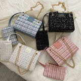 PU Leather Messenger Bags Female Solid Crossbody Shoulder Handbags For Women